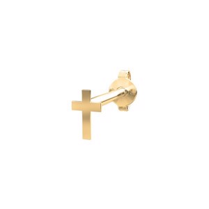 Piercing smykke PIERCE52 ørestik kors 14kt. 30142140500